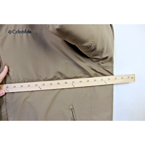 Columbia Northern Voyage Men's 4X Jacket Tan Water Resistant Fleece Lined - Picture 5 of 13